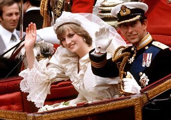 Fakta Unik Sepatu Pengantin yang Dipakai Putri Diana di Momen Pernikahannya dengan Pangeran Charles