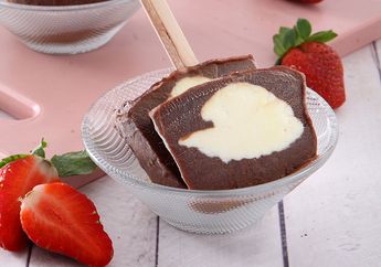 Resep Es Loli Cokelat Isi Krim Keju Enak dan Segar yang Bikin Berkesan