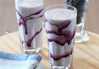 Resep Blueberry Smoothie Enak dan Segar Ini Bikin Hati Jadi Happy