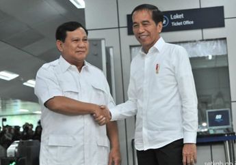 6 Potret Keakraban Jokowi dan Prabowo Subianto Saat Pertemuan di Stasiun MRT Pasca Pilpres 2019