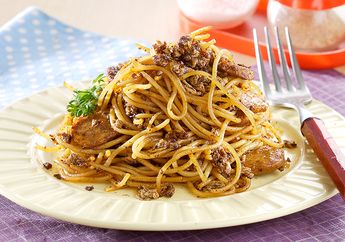 Resep Spageti Goreng Rendang Enak Bikin Perut Kenyang Tahan Lama