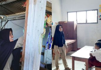 Kisah Guru Honorer Ubah WC Jadi Rumah dan Tempat Masak, Tinggal Bersama Suami dan 2 Anaknya
