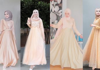 4 Gaun Kebaya Hijab Mewah Warna Gold Buat Kondangan Biar Jadi Pusat Perhatian. Stunning!