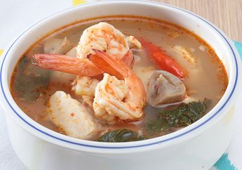 Resep Tomyam Seafood Sederhana, Hidangan Lezat yang Resepnya Mudah Diikuti