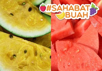 #SahabatBuah, Ternyata Semangka Kuning dan Merah Punya Manfaat Kesehatan Berbeda Khususnya Untuk Penderita Diabetes!