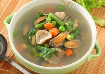 Resep Tomyam Enak, Cita Rasa Oriental Hadir Dalam Resep Sup Tomyam Kerang Sayuran
