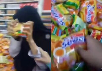 Usai Heboh Gerombolan Mahasiswi Acak-acak Etalase Toko, Kini Viral Dua Wanita Remukkan Mie Instan di Supermarket, Ada Apa?