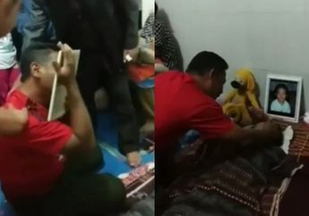 Viral Video Anggota TNI Menangis Mendapati Anaknya Meninggal Dunia: Dedek Lahir Ayah Nggak Ada, Sekarang Dedek Pergi Ayah Juga Nggak Ada