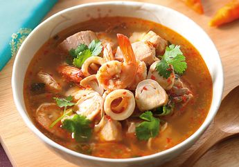 Resep Tom Yam Soup Enak untuk Menu Makan Siang yang Teruji Kelezatannya