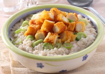 Resep Bubur Havermut Nugget Ayam Enak, Dibuat Dengan 2 Langkah Mudah
