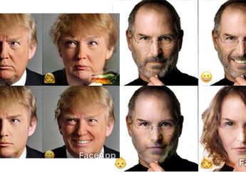 Cara Mudah Bikin Foto Oplas Pakai Aplikasi FaceApp yang Lagi Tren