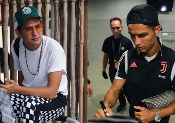 Beruntung Banget! Adipati Dolken Di-Notice Cristiano Ronaldo saat Nonton Juventus di Singapura!