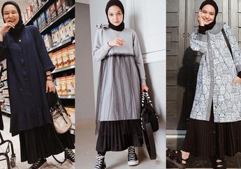 5 Cara Padu Padan Tunik dan Rok Plisket Hitam Agar Hijabers Tampil Stylish!