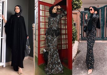 Cool! 5 Dress Hijab Nuansa Hitam yang Simpel, Tapi Tetap Glamor!