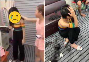 Jambak Rambut Pelakor yang Asyik Berhubungan Badan dengan Suaminya, Istri Sah Cukur Habis-habisan Sang Selingkuhan hingga Botak