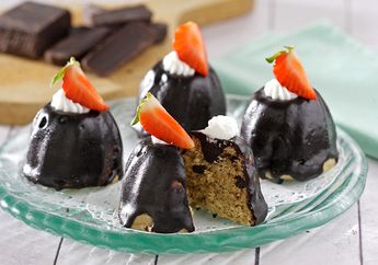 Resep Cake Kukus Capucino Lapis Cokelat Enak, Cocok Jadi Teman Ngobrol Sore