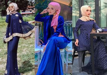Ayu & Glamor. Ini 5 Model Outfit Hijab Warna Biru Buat Kondangan!