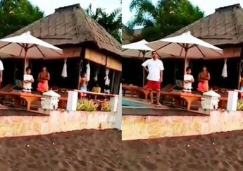 Usai Viral Karena Cekcok dengan Warga Lokal yang Dilarang Berenang di Depan Vilanya, Kini Bule Arab di Bali Tersebut Berurusan dengan Polisi