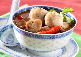 Resep Bakso Siram Sup Tom Yam Enak, Kuah Segarnya Selalu Ditunggu
