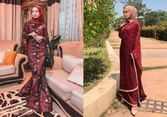 4 Dress Hijab Merah yang Glamor Untuk Tampil Lebih Pede Pas Kondangan!