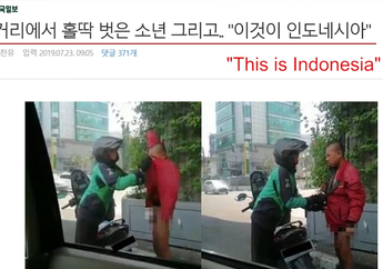 Tak Hanya di Indonesia, Video Viral Driver Ojol yang Berikan Jaketnya pada Pria Telanjang di Pinggir Jalan Jadi Pemberitaan di Korea Selatan