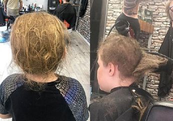 14 Tahun Tak Pernah Potong Rambut Karena Takut, Begini Penampilannya Sekarang Usai Cukur