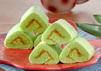 Resep Bolu Gulung Pandan Kukus Enak Untuk Camilan Saat Kumpul Keluarga