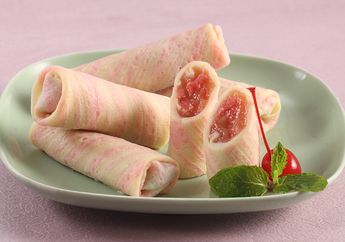 Resep Dadar Gulung Isi Jambu Merah Enak, Untuk Bekal Praktis yang Seru