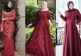 5 Gaun Pesta Mewah Warna Merah yang Bikin Hijabers Tampil Penuh Pesona Saat Kondangan!
