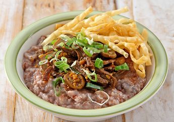 Masak Apa Besok? Sajikan Lezatnya Resep Bubur Beras Merah Daging Jamur Untuk Sarapan