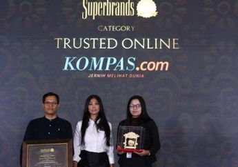 Kompas.com Kembali Jadi Pemenang Kategori Media Online Tepercaya