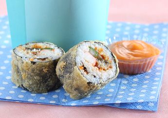 Masak Apa Besok? Mumpung Akhir Pekan, Sajikan Resep Fried Sushi Saja
