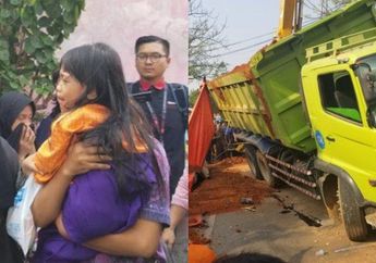 Ibunya Jadi Korban Sigra Tertimpa Truk Tanah, sang Putri Sulung Menangis Histeris Saat Jenazah Tiba di Rumah Duka: Mama, Jangan Tinggalin Kayla!