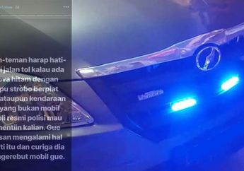 Hampir Jadi Korban Aksi Diduga Polisi Gadungan di Tol Dalam Kota, Hati-Hati Innova Hitam Pakai Strobo