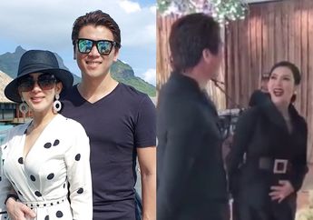 Elus Perut yang Tampak Membuncit di Hari Ulang Tahunnya, Syahrini Benar Sudah Hamil?