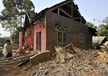 Ratusan Rumah Warga Terdampak Gempa Banten Butuh Bantuan. Dapur Porak Poranda Hingga Kamar Tidur Tak Lagi Punya Dinding dan Atap!