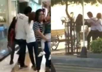Jadi Tontonan Seru Pengunjung Malioboro, Seorang Pelakor Cek-cok dengn Pasangan Suami Istri di Pinggir Jalan