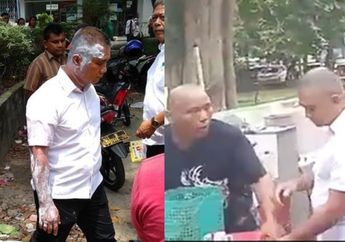 Video Detik-detik PKL Nekat Siram Kepala Satpol PP Medan dengan Air Mendidih karena Tak Rela Digusur, Pedagang: Langkahi Dulu Mayat Saya!