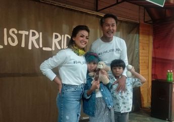 10 Tahun Pernikahan, Nirina Zubir dan Ernest 'Cokelat' Bersepeda Jakarta - Bali