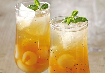 Resep Ice Tea Longan Jeli Enak Ini Bikin Enggak Rela Bagi-Bagi