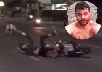 Buat Pengendara Vespa Cium Aspal Sampai Tabrakkan Diri ke Mobil, Polisi Bongkar Identitas Bule Ngamuk di Sunset Road
