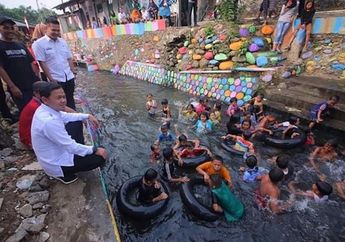 Dulu Jadi Tempat Buang Sampah, Kini Kali di Kota Bogor Ini Bisa Jadi Tempat Berenang. Lihat Perbandingan Foto-fotonya!