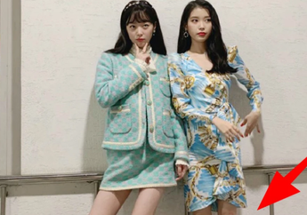Pamer Pose Bareng Sulli, Kaki IU Jadi Sorotan dan Buat Penggemar Khawatir