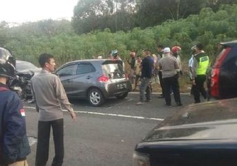 Perempuan Kemudikan Honda Brio Alami Undesteer, Picu Tabrakan Beruntun di Bangka Satu Orang Hilang Kaki Kanan