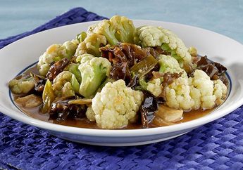Resep Cah Kembang Kol Jamur Enak Ini Pas Untuk Pelengkap Santap Siang