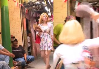 Jalan di Gang Sambil Nyanyi Terima Kasih, Barbie Kumalasari Lempar Warga dengan Sepatu Usai Diteriaki: Suaranya Jelek Aja Jadi Artis!!