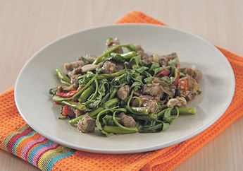 Resep Tumis Kangkung Daging Enak Ini Bikin Pengen Buru-Buru Makan Siang