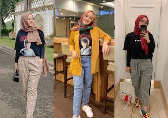 4 Cara Anak Sule, Putri Delina Tampil Keren Pakai Kaos Hitam. Bye-bye Ribet!