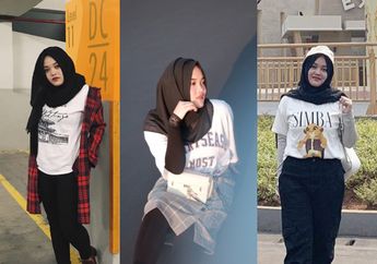 Stylish Pakai Kaos Putih, Intip 4 Padu Padan Ala Putri Delina, Yuk!