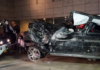 Alami Kecelakaan Hebat, Mobil yang Ditumpangi Aktor Ini Hancur Terguling di Tangga Apartemen, Tangis Pilu Terdengar